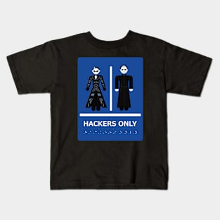 Hacker Restroom Kids T-Shirt